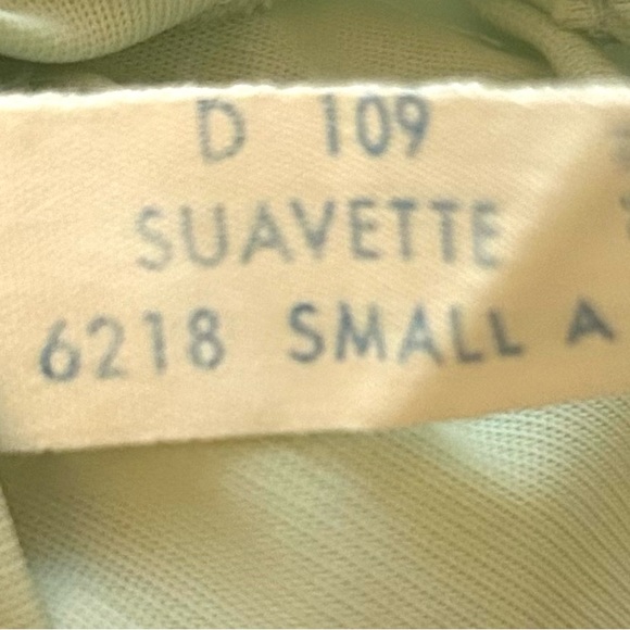 Vintage 1960s Van Raalte S Half Slip Green Lace Trim Suavette - Picture 6 of 6